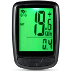 Télémetre pour vélo sans fil, imperméable, Écran led rétroéclairé, réveil automatique, noir Télémetre pour vélo sans fil, imperméable, Écran led rétroéclairé, réveil automatique, noir