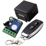 Tlrupteur sans fil, relais temporis  verrouillage automatique instantan 433mhz, tlrupteur 12v