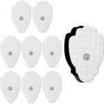 Tens - pads - lot de 10 �lectrodes - pad standard de 3, 5 mm snap - on - port r�utilisables palm shape ...