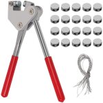 Tenailles pinces d'tanchit set rouge plomb seal 10mm poigne en plastique (1x tanchit de pinces ...