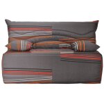 Les tendances - banquette bz gris imprimé 160x200 matelas starconfort 12cm artiste Les tendances - banquette bz gris imprimé 160x200 matelas starconfort 12cm artiste