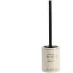 Brosse dolomite tige inox imprime - neo retro blanc tendance