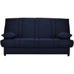Les tendances - clic clac 130x190 matelas sofaflex 11cm gaby 193cm - bleu marine Les tendances - clic clac 130x190 matelas sofaflex 11cm gaby 193cm - bleu marine