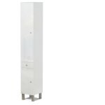 Corail colonne de salle de bain l 30 cm - blanc laque