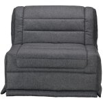 Les tendances - fauteuil bz 1 place 90x190 tissu matelas 12cm venus - beige clair