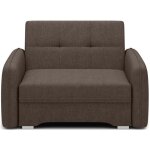 Les tendances - fauteuil convertible lany - compact et ingnieux - marron
