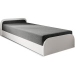 Les tendances - lit 1 place avec coffre de rangement parko ? confort et praticité - blanc / gris chiné ... Les tendances - lit 1 place avec coffre de rangement parko ? confort et praticité - blanc / gris chiné ...
