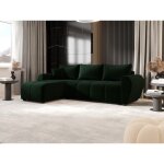 Tendencio - canap� d'angle convertible molia l vert