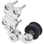 Tendeur de cha�ne r�glable pour moto, chopper et quad (argent�)