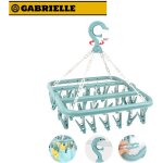 Tendoir  vtements rotatif pliable avec 32 clips, tendoir  linge suspendu intrieur et extrieur pour ...