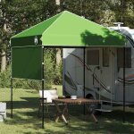 Tente  auvent pop - up vert 200 x 200 cm tissu vidaxl