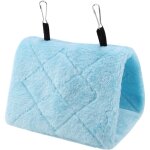 Tente de cage � suspendre pour hamac en peluche douce pour oiseaux perroquet hiver lit chaud jouet pour ...