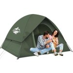 Tente de camping 2 - 3 personnes, tente d�me ultral�g�re, imperm�able et coupe - vent, 3 - 4 saisons, ...