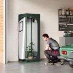 Tente de culture hydroponique woltu petite serre int�rieure, avec fen�tre d'observation, 60x60x180cm, ...