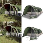 Vidaxl - tente familiale tunnel 8 personnes vert imperméable - tente famille - tente tunnel - tente camping ... Vidaxl - tente familiale tunnel 8 personnes vert imperméable - tente famille - tente tunnel - tente camping ...
