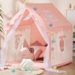 Tente de princesse - grande maison de jeu pour fille - ch�teau de jeu pour enfant - cadeau de no�l ou ...