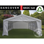 Tente de r�ception basic 5x8m pe 500, blanc