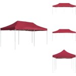 Vidaxl - tente de réception pliable aluminium 6x3 m bordeaux - tente de reception - tente pliante - abri ... Vidaxl - tente de réception pliable aluminium 6x3 m bordeaux - tente de reception - tente pliante - abri ...