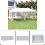 The living store - tente de rception pliable avec parois blanc 3x6 m - tents de jardin - abri jardin ...