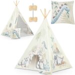 Tente tipi nukido pour enfant - dinosaures
