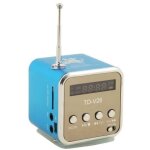 Tera� mini enceinte portable / haut - parleur num�rique avec la fonction fm radio slot de carte sd / ...