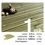 Terrasseenbois. fr - kit terrasse pin autoclave vert pour 1 m² ? lames 2, 75 m, lambourdes 3 m et visserie ... Terrasseenbois. fr - kit terrasse pin autoclave vert pour 1 m² ? lames 2, 75 m, lambourdes 3 m et visserie ...