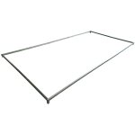 Terre jardin - fondation serre de jardin 496x251x12 cm - cadre acier galvanis�