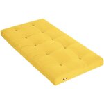 Terre de nuit - matelas futon ocre en coton 90x190