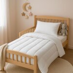 Terre de nuit - pack enfant couette temp�r�e 80x120 et oreiller anti - acariens 40x60