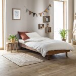 Terre de nuit - sommier kit en bois massif noisette 90x190