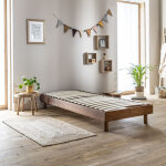Terre de nuit - sommier kit enfant en bois massif noisette 90x190