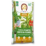 Or brun - terreau plantes vertes & fleuries 20 litres : un support idal pour vos vgtaux