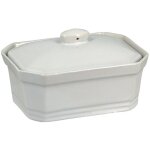 Terrine avec couvercle en gr�s 17x13cm