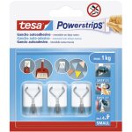 Tesa - powerstrips petits crochets adhsifs - cintres de mtal dtachable - support rutilisable pour ...