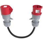 Pour tesla mod�le x s y 5 broches rouge cee 32a m�le vers 16a femelle cee adaptateur chargeur rallonge ...
