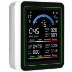 Tester de qualit� de l'air wifi 10 en 1, �cran tft couleur 2, 8 pouces, mesure pm2. 5, pm10, hcho, tvoc, ...