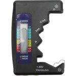 Testeur de capacit de batterie numrique universel dcn aaa aa 9 v 1, 5 v analyseur de piles bouton noir ...