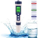 Testeur de qualité de l'eau, testeur ph mètre 5 en 1 et tds / ec / salinité / mètre température, ph - ... Testeur de qualité de l'eau, testeur ph mètre 5 en 1 et tds / ec / salinité / mètre température, ph - ...