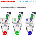 Testeur multi - param�tres professionnel 5 en 1, ph / ec / tds / salinit� / thermom�tre, testeur num�rique ...