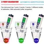 Testeur multi - param�tres professionnel 5 en 1, ph / ec / tds / salinit� / thermom�tre, testeur num�rique ...