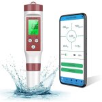 Testeur ph mtre electronique bluetooth 4 - 1, atc testeur de qualit de l'eautds / ec / temprature ...