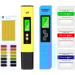 Testeur de ph professionnel tds / ec, stylo de test multifonctionnel, ensemble d'outils de test de ph ...