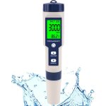 Testeur de sel de piscine et ph - mtre, compteur de salinit numrique et testeur de ph pour piscine ...