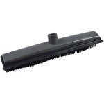 Douceur d'intrieur - tete de balai poils tpr avec raclette 31 cm gris