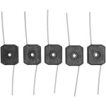 T�te de coupe, t�te de coupe - bordure efficace en fil de plastique 5 pi�ces pour le jardin