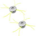 Tete de coupe debroussailleuse, 2 pi�ces aluminium fils t�te coupe - bordure, 8 lignes t�te coupe - bordure, ...
