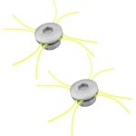 Tete de coupe debroussailleuse, 2 pi�ces aluminium fils t�te coupe - bordure, 8 lignes t�te coupe - bordure, ...