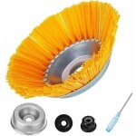 Tete de coupe mauvaises herbes, brosse rotative de dsherbage en nylon, ronde tete de debroussailleuse ...