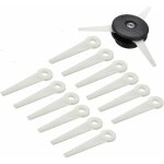 Tte de dbroussailleuse et 12 lames de rechange en plastique pour stihl polycut 6 - 3 fs38 fs40 fs45 ...