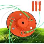 T�te de d�broussailleuse automatique universelle 2 en 1, t�te de d�broussailleuse avec 3 lames interchangeable ...